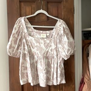 Maeve by Anthropology babydoll tee